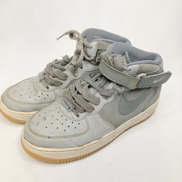Nike Air Force 1 Mid Boys Shoes 6Y 314195-034 A08 - Picture 3 of 8